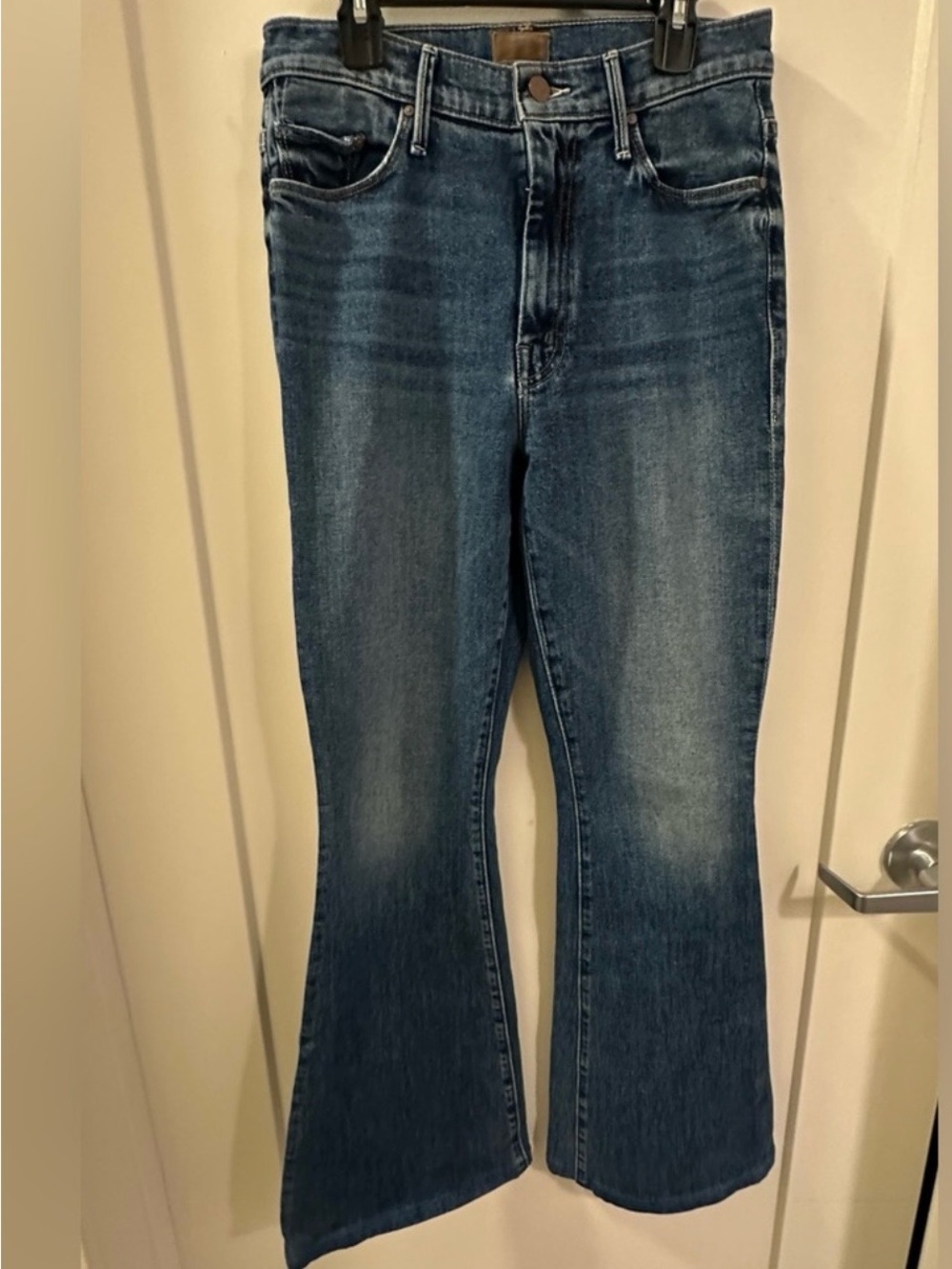 MOTHER Dark Blue Flare Jeans